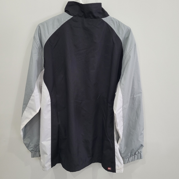 Wilson full zipper windbreaker jacket - Men's size Medium - Picture 7 of 8